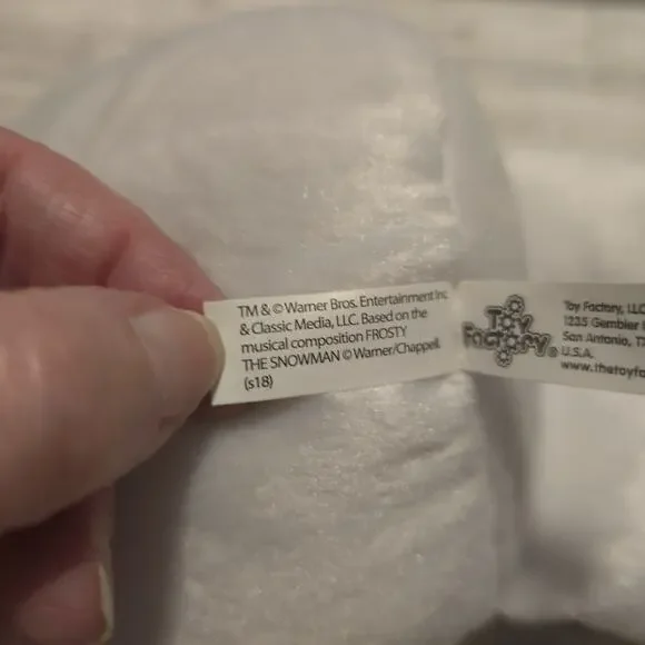 Frosty The Snowman Plush Toy 14 inches Magic Hat Red Scarf Christmas 2016 Mint - Picture 5 of 11